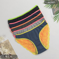 Набір трусиків з мереживом  жіночі сліпи норма Nicoletta Туреччина п'ятірки |5 шт.